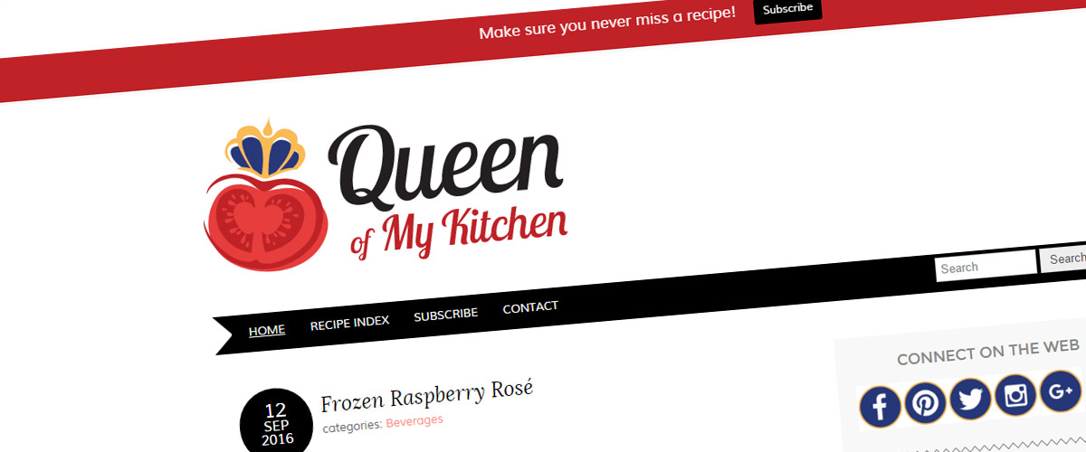 Queen of My Kitchen Branding