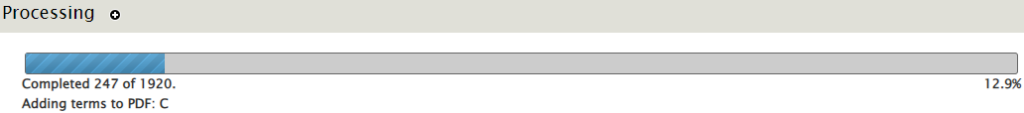 pdf_processing Processing bar