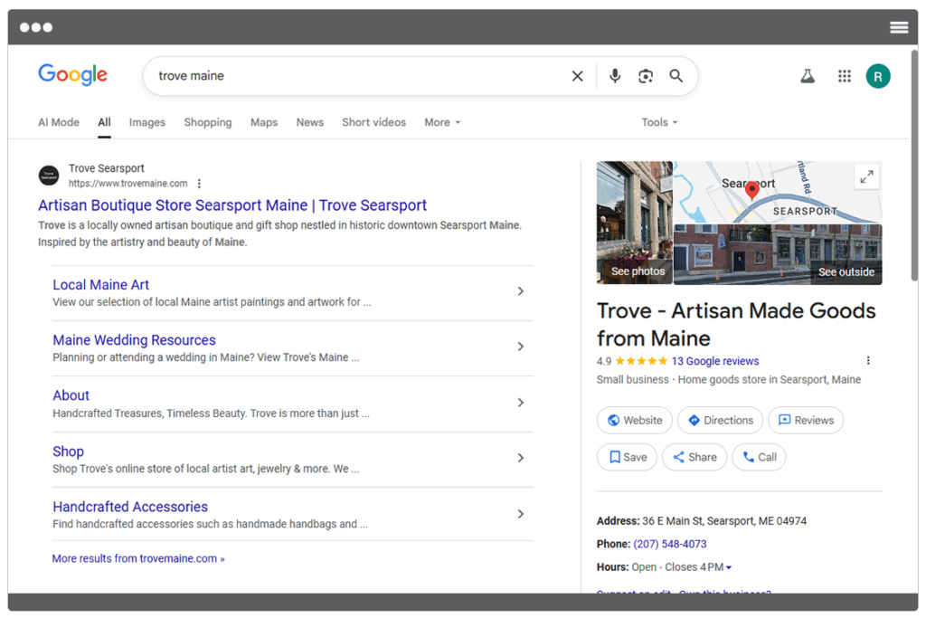 trove-google Trove Google page
